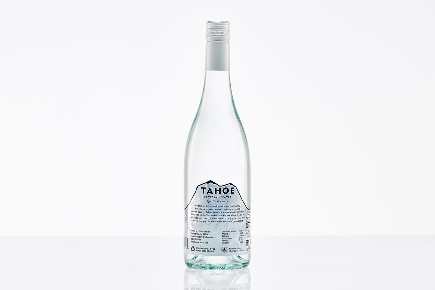 
                  
                    Tahoe Artesian Water, Sparkling, 750 ml Glass Bottle, 12 Count Case
                  
                