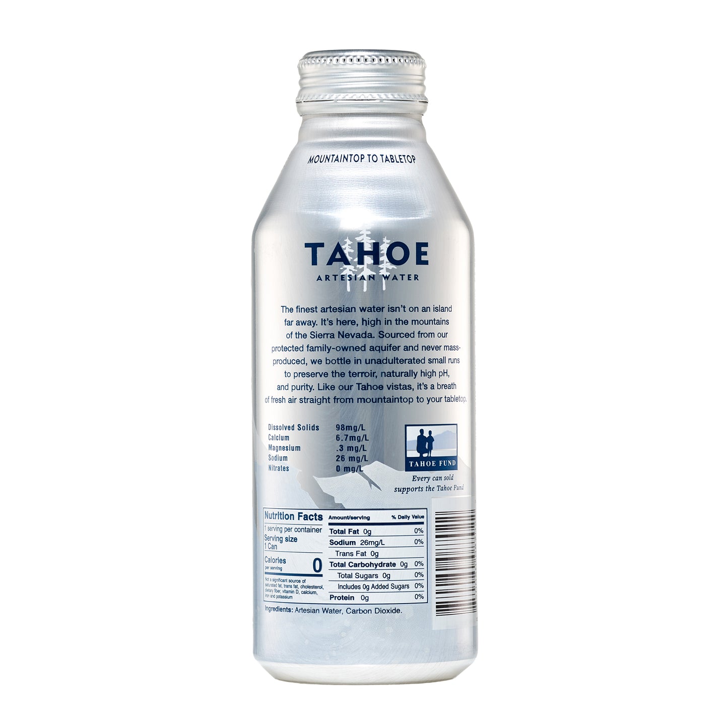 
                  
                    Tahoe Artesian Sparkling Water, 16 fl oz Resealable Aluminum Can (24 Count)
                  
                