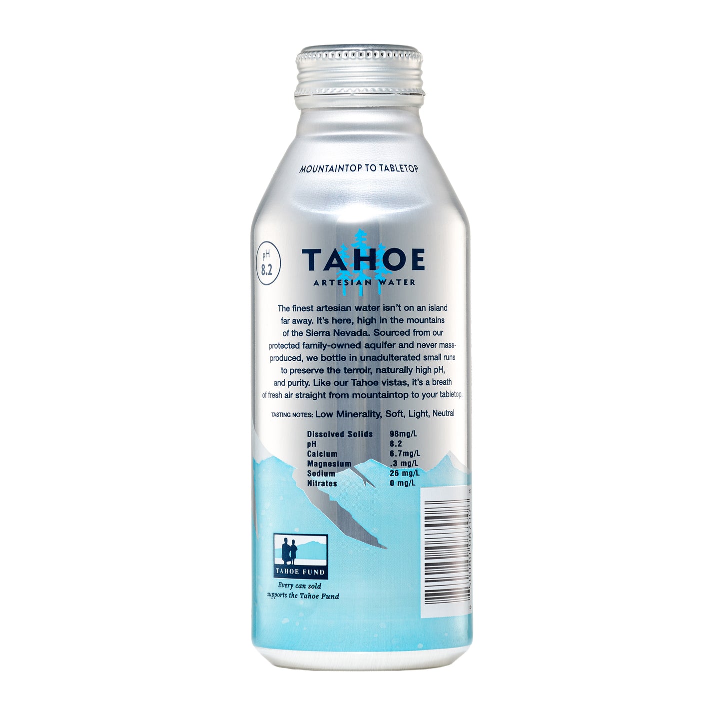 
                  
                    Tahoe Artesian Still Water, 16 fl oz Resealable Aluminum Can (24 Count)
                  
                