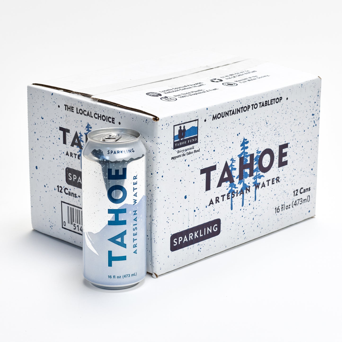 
                  
                    Tahoe Artesian Water, Sparkling, 16 oz Aluminum Can, 24 Pack
                  
                
